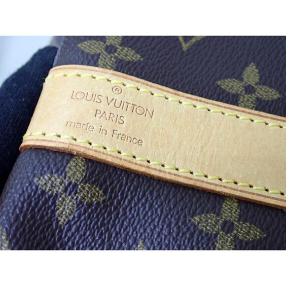 Louis Vuitton Monogram Keepall 60 Bandouliere Duffle Bag w/ Shoulder Strap LV - Picture 9 of 16